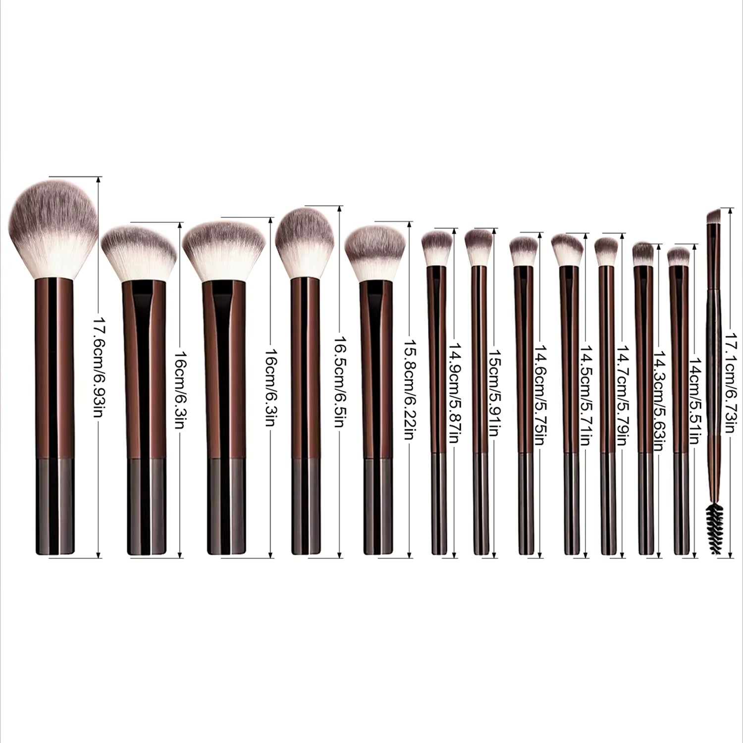 Juego de Brochas de Maquillaje Velvet Glow