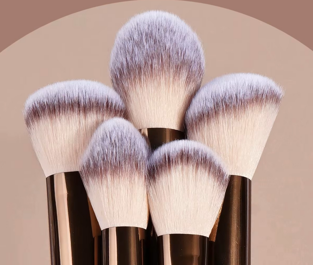 Juego de Brochas de Maquillaje Velvet Glow