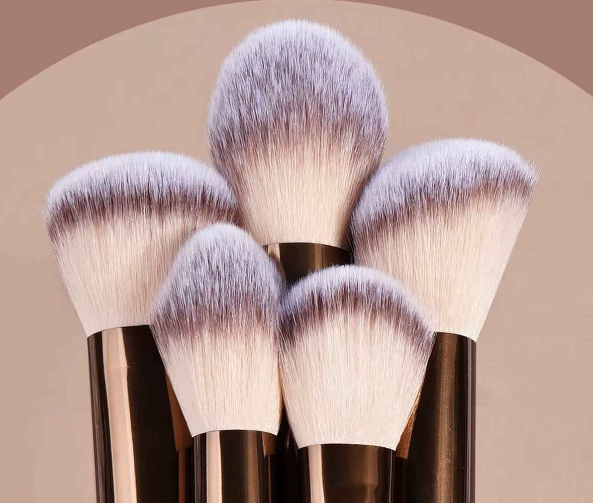 Juego de Brochas de Maquillaje Velvet Glow